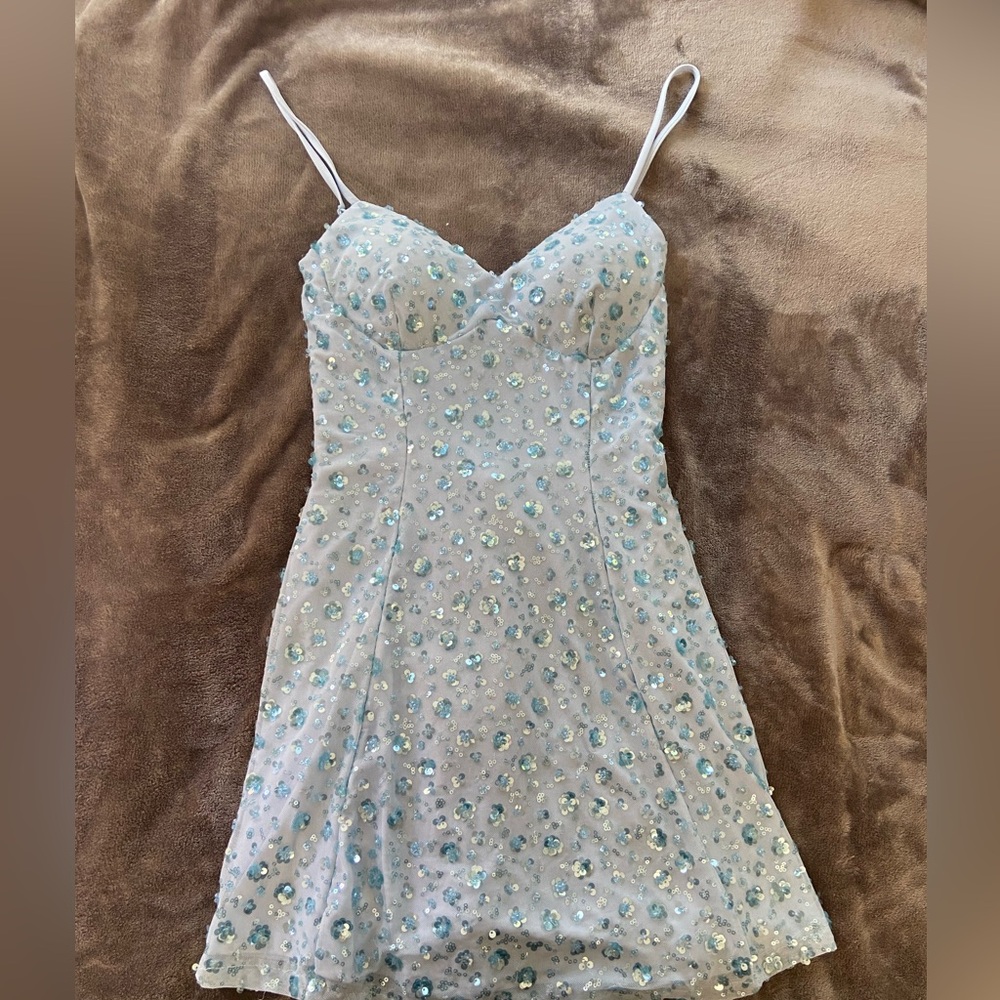 Windsor Soft Blue Elegant Dress